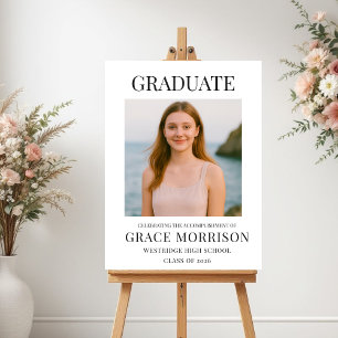 Photo Graduation Modern Graduate  Poster