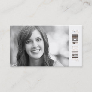 Photo Graduation Modern Tribal Ikat Calling Card