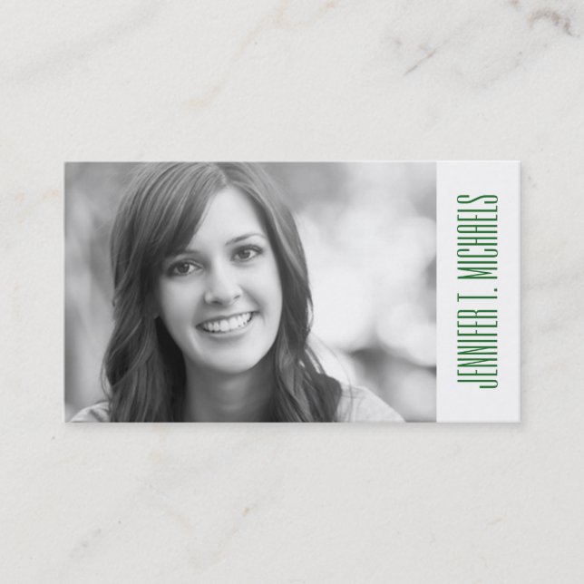 Photo Graduation | Moroccan Style Pattern Calling Card (Front)