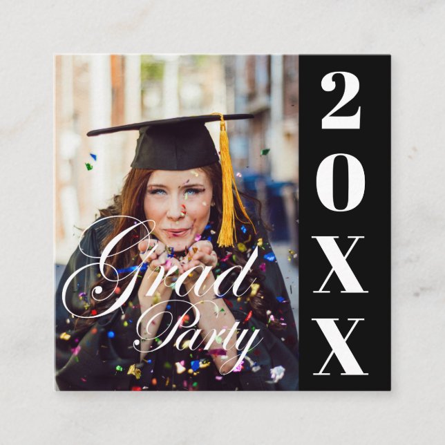 Photo Graduation Open House Invitation | Class of  (Front)