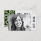 Photo Graduation | Palm Leaves Calling Card (Front/Back)