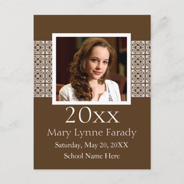 Photo Graduation Party Announcements (Front)