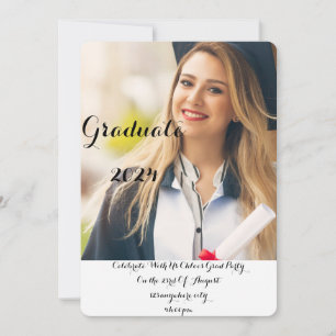PHOTO GRADUATION PARTY INVITATION