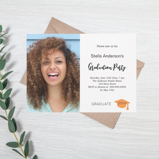 Photo graduation party invitation (Creator Uploaded)