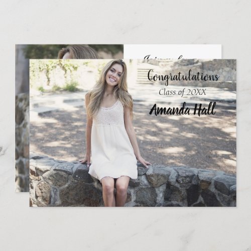 Photo Graduation Party Invitation