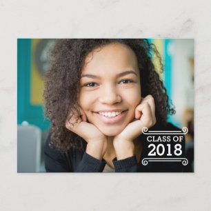 Photo Graduation Party Invitation. Invitation Postcard