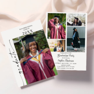 Photo Graduation Party Invite Announcement