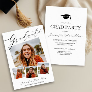 Photo Graduation Party Invite Announcement