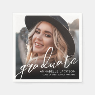 Photo Graduation Party Napkins