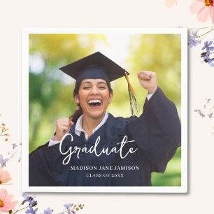 Photo Graduation Party Napkins
