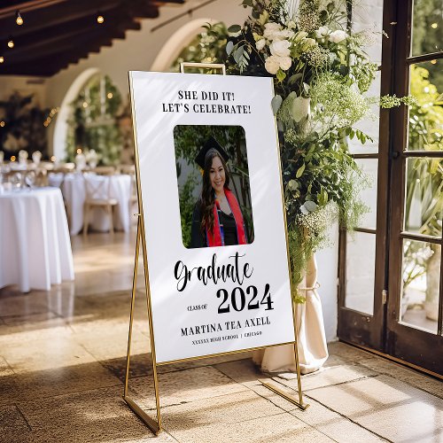 Photo Graduation Party Welcome Board