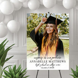 Photo Graduation Party Welcome Sign
