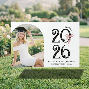 Photo Graduation Party Yard Sign