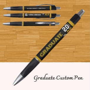 Photo Graduation Pen, Golden, Graduate, Modern Pen
