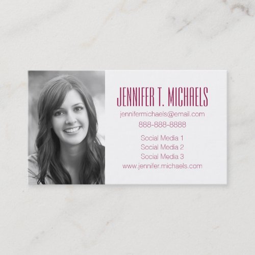 Photo Graduation  Pink Orchids In Bloom Calling Card