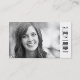 Photo Graduation   Red Polka Dots Calling Card