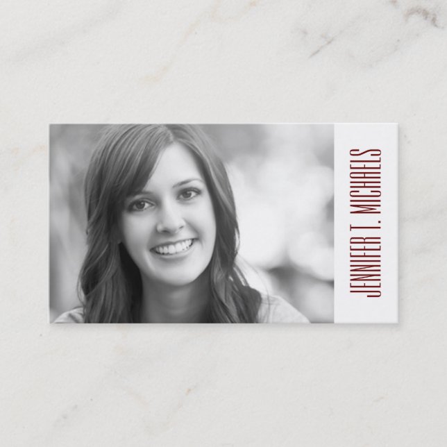 Photo Graduation | Retro Hummingbird Pattern Calling Card (Front)
