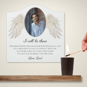 Photo Graduation Save a Seat Memorial Sign