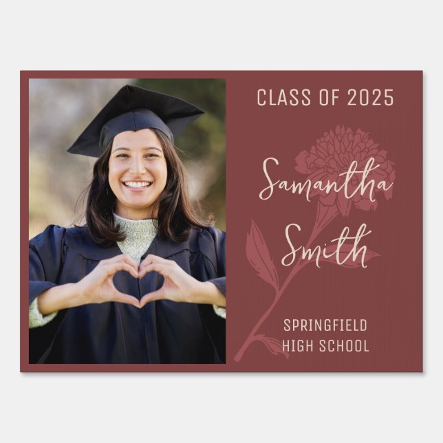 Photo Graduation Sign (Front)