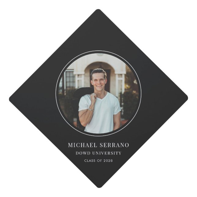 Photo Graduation Tassel Topper (Front)