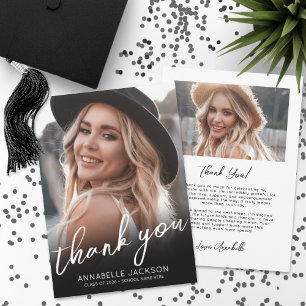 Photo Graduation Thank You Card