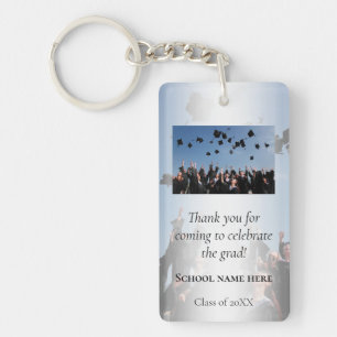 Photo Graduation Thank you Favor Gift Keychain