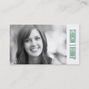 Photo Graduation   Trendy Pineapple Pattern Calling Card