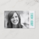 Photo Graduation | Triangles Pattern Calling Card