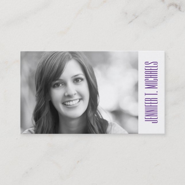 Photo Graduation | Vintage Pattern Calling Card (Front)