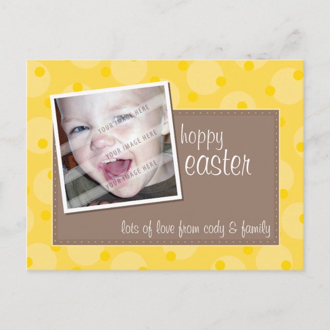 PHOTO GREETING POSTCARD :: cheeky spotted 4 (Front)