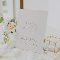 Photo Guest Book Simple Wedding Sign