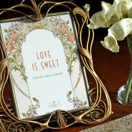 Photo Guestbook Sign William Morris Pattern