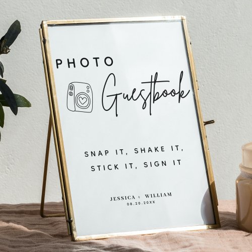Photo Guestbook Snap It Shake it Stick It Sign it 