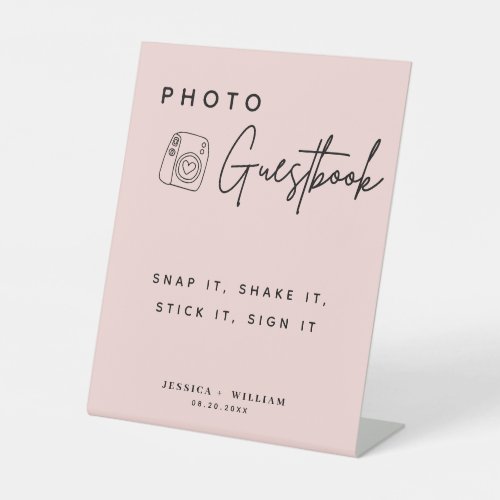 Photo Guestbook Snap It Shake it Stick It Sign it 