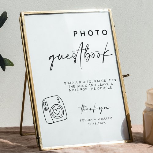 Photo Guestbook  wedding guest book sign