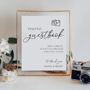 Photo Guestbook Wedding Sign