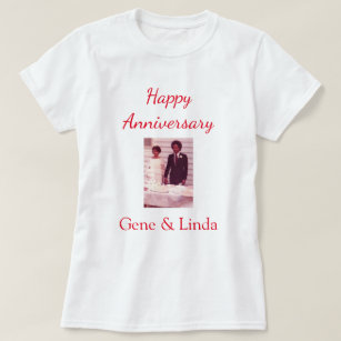 Photo Happy Anniversary T-Shirt