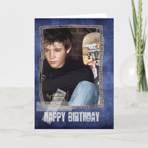 photo happy birthday card