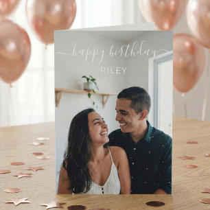 Photo Happy Birthday Card