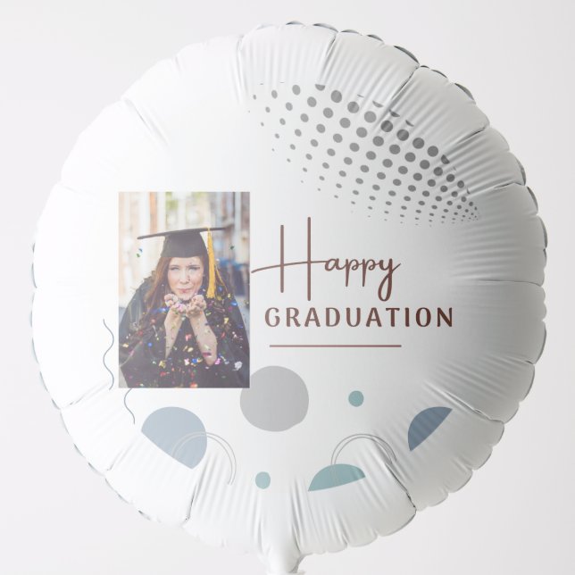 Photo Happy Graduation Gift Balloon (Front)