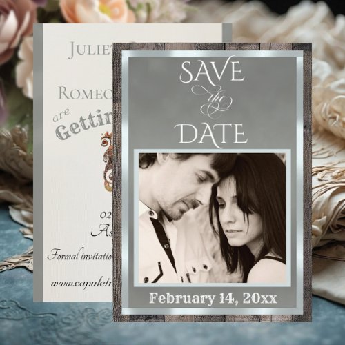 Photo & Heart - Sage Save The Date