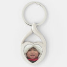 Photo Heart Shaped Keychain