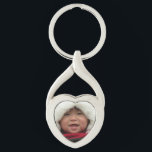 Photo Heart Shaped Keychain<br><div class="desc">Put your adorable photo in this twisted heart photo keychain and make a treasured and memorable gift for your loved one!</div>