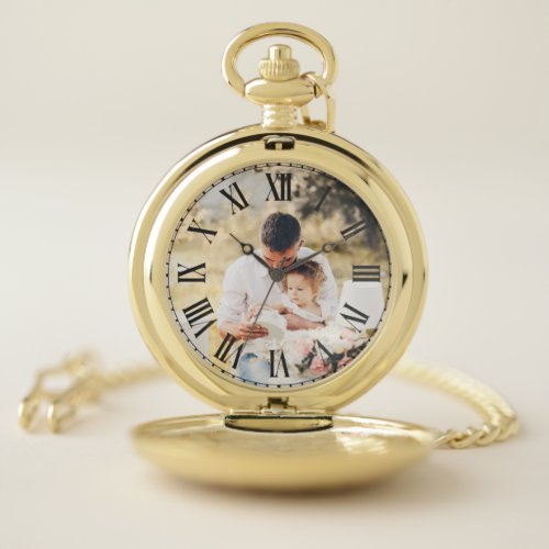 Photo Heartfelt Gift For Dad Pocket Watch