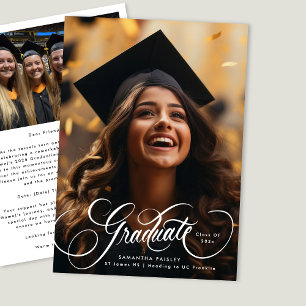 Photo High School Class of 2026 Graduation Party Invitation