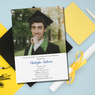 Photo High School College Graduation Party Invitation