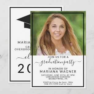 Photo High School Graduation Party Invitation
