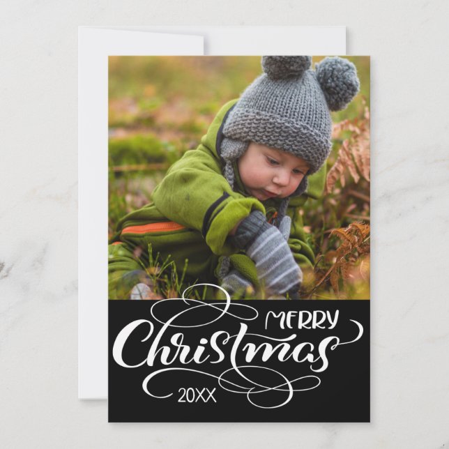 PHOTO HOLIDAY CARD | Merry Christmas Cheer (Front)