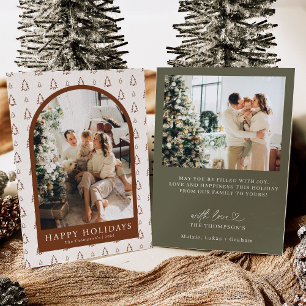 Photo Holiday Card, Modern Christmas Card