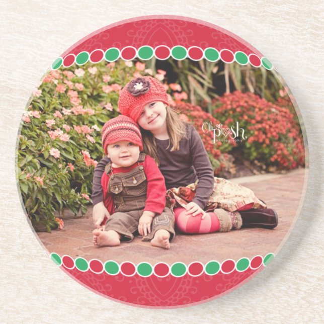 Photo Holiday Coaster (Front)